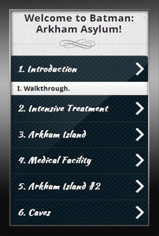 Guide for Batman Arkham Asylum
