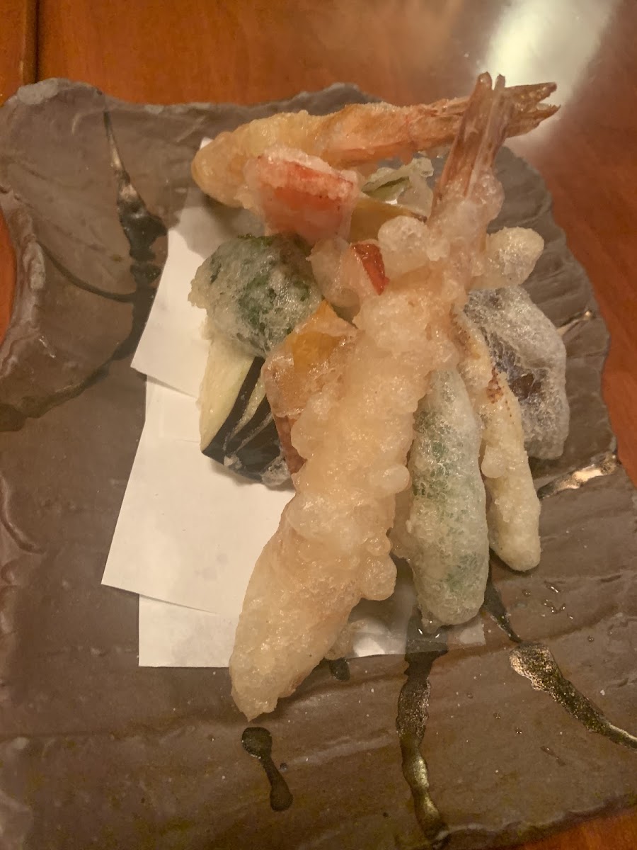 Gluten free tempura