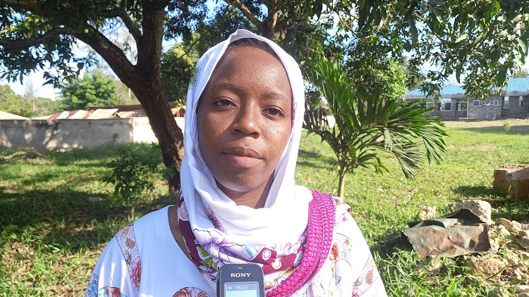 A She Leads beneficiary Kheyr Salim in Kwale county on Thursday, June 22, 2023.