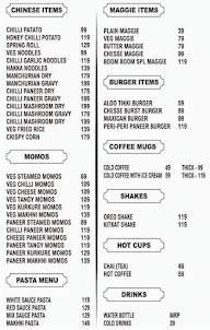 Boom Boom Cafe menu 2