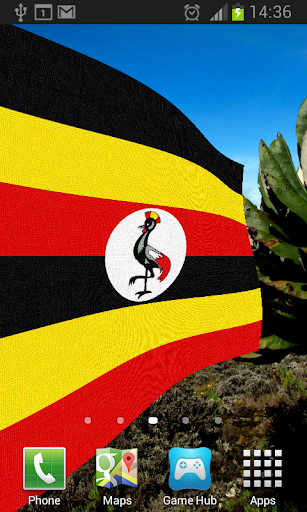 Uganda Flag Live Wallpaper