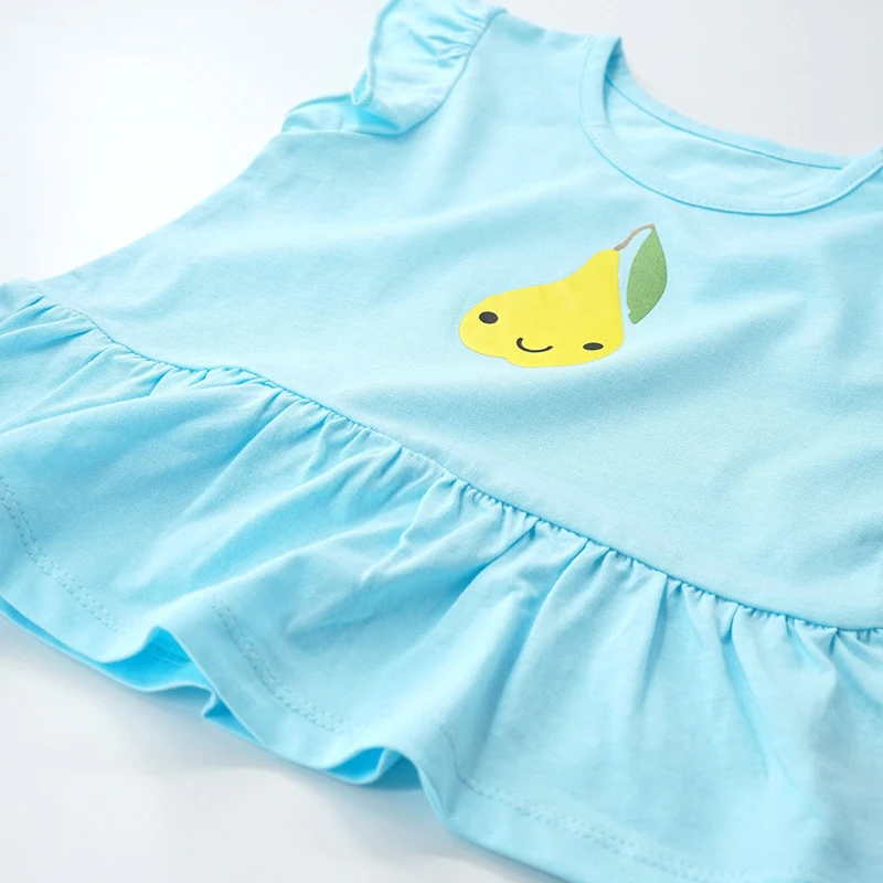 Zomer tops voor meisjes, rokken en jurken voor kleine en middelgrote kinderen. Leuke zomerkleding voor warme dagen.