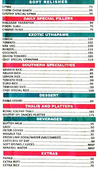 Southy menu 3