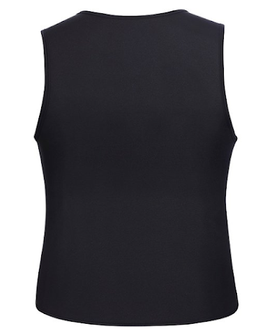 Fermuarlı fitness spor terletme yel - 0