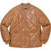 quilted leather work jacket fw22