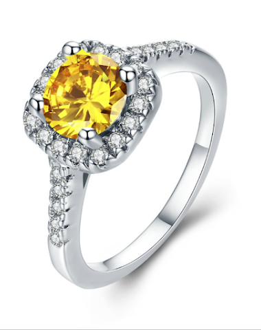 Hot sale zircon jewelry, platinum p - 2