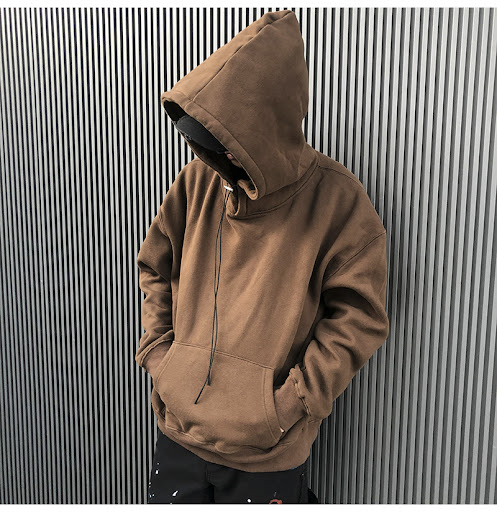 Title 3, Washed Distressed And Velvet Warm Loose Hoodie....