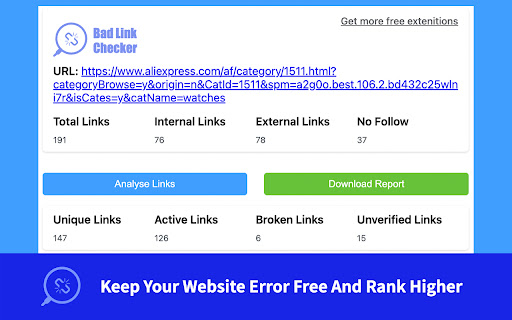 Broken Link Checker