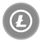 Litecoin Ticker: vienuma logotipa attēls