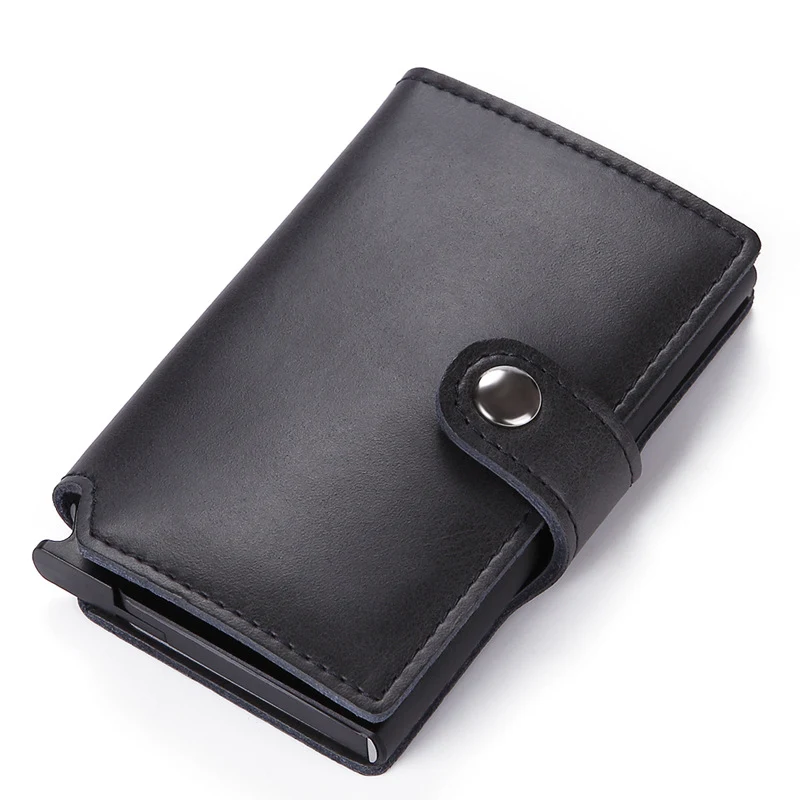 Automatische kaarthouder anti-diefstal, creditcardbox voor swipen, bescherming en gemak voor uw kaarten, veilig en stijlvol.