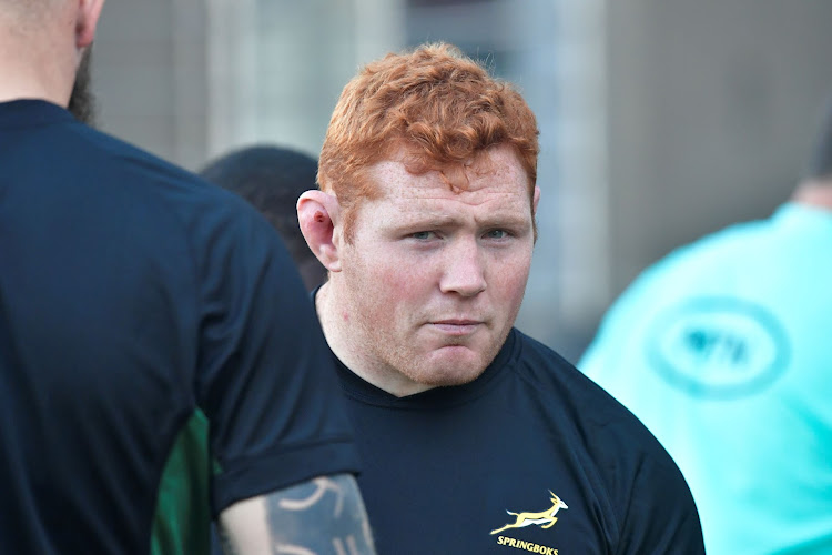 Springbok prop Steven Kitshoff during a training session at Loftus Versfeld in Pretoria on June 20 2023.