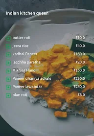 Indian Kitchen Queen menu 2