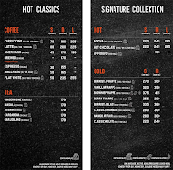 Barista Coffee menu 1