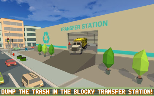 Blocky Garbage Truck SIM PRO (Mod Money)