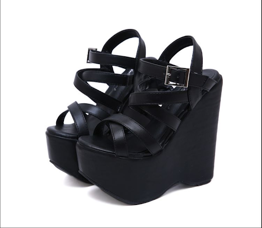 Title 2, Gdgydh 16cm High Heel Platform Wedge Sandals, C...