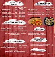 Chopsticks Gully menu 1