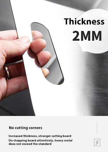 Title 16, Stainless Steel Cutting Board for Household Use...