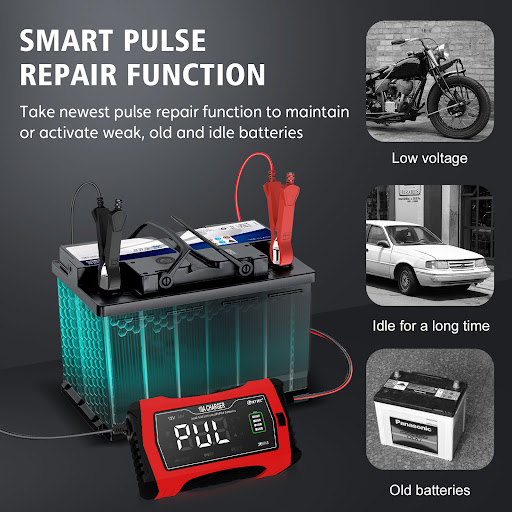 Title 5, Fiberglass Car Motorcycle Storage Battery Charg...