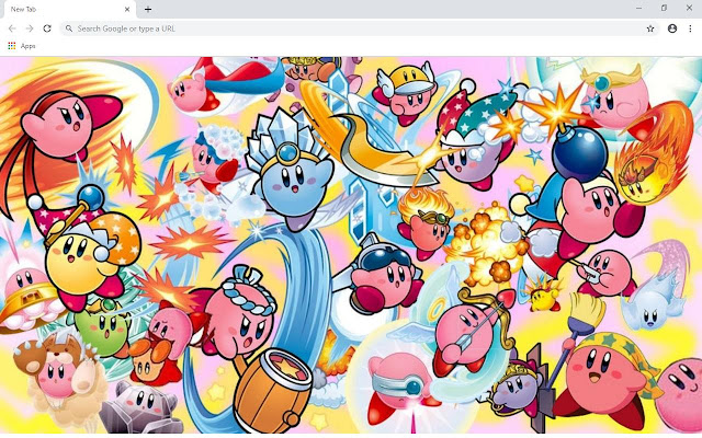 Kirby Wallpapers and New Tab