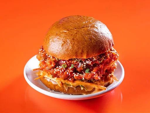 Korean Fried Chicken Burger