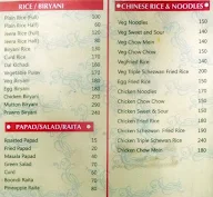 Honey Restaurant menu 1