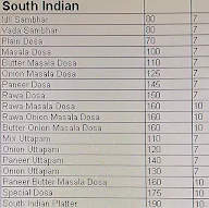 Shanvi Sweets menu 1