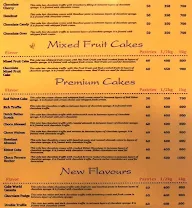 The Cake World menu 4