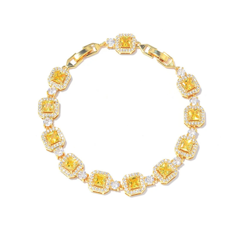 Bracelet zircon ajustable multicolore pour femmes. Ajustement parfait, éclat garanti. Un accessoire sublime pour toutes occasions.