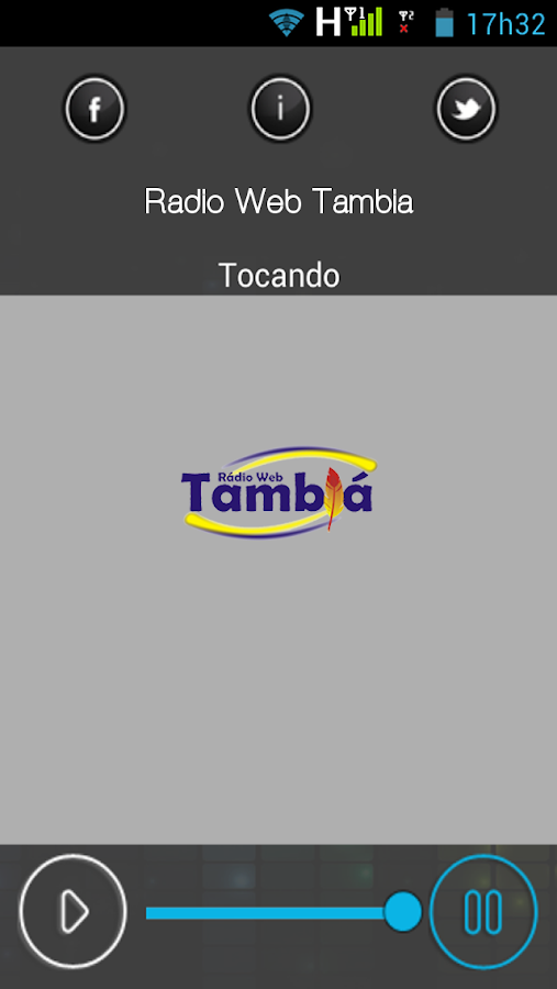 Rádio Web Tambiá Screen 3
