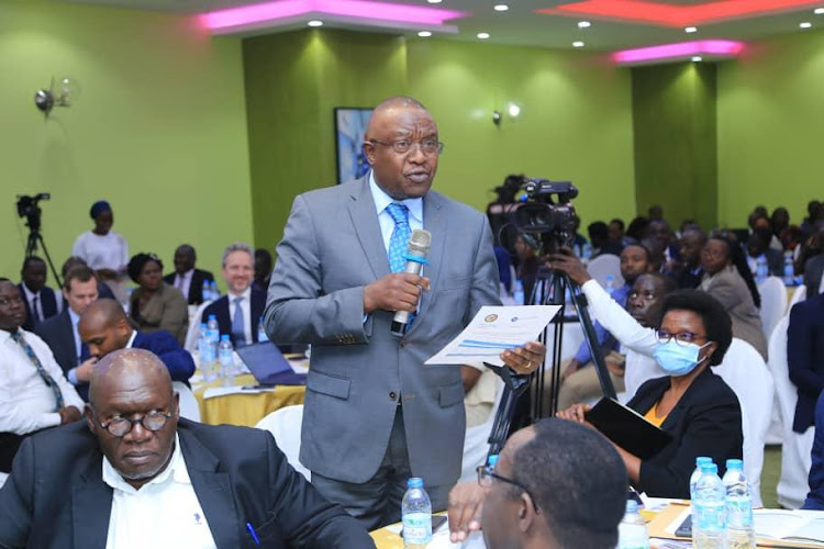 Present at the Launch was Samuel Sejjaaka the current Chairman of the Petroleum Revenue Investment Reserve Advisory Committee Charter for Fiscal Responsibility and Onegi-Obel, Chairman Of The Board at Global Capital& Infrastructure Fund Partners [EA] Ltd.