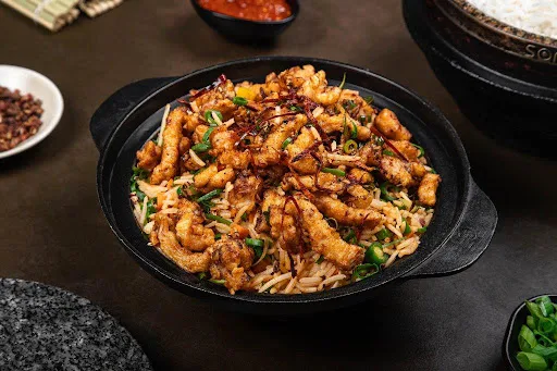 Schezwan Fried Rice Chicken [Serves 1-2]