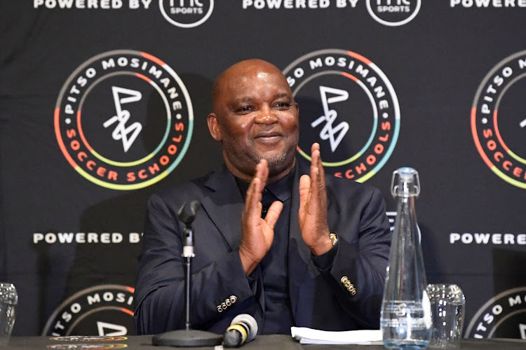 Pitso Mosimane during the Pitso Mosimane Soccer Schools media launch at The Maslow Hotel Sandton on June 17 2023.