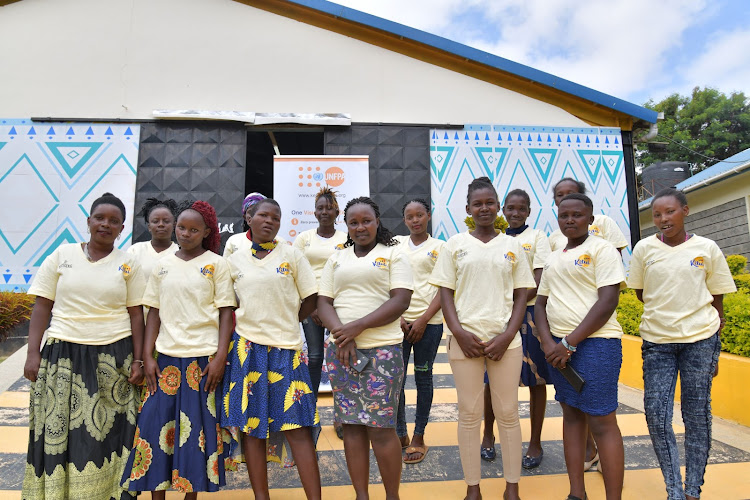 Women chosen for the training programme at the Kikotec in Kitui