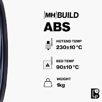 Natural MH Build Series ABS Filament - 1.75mm (1kg)