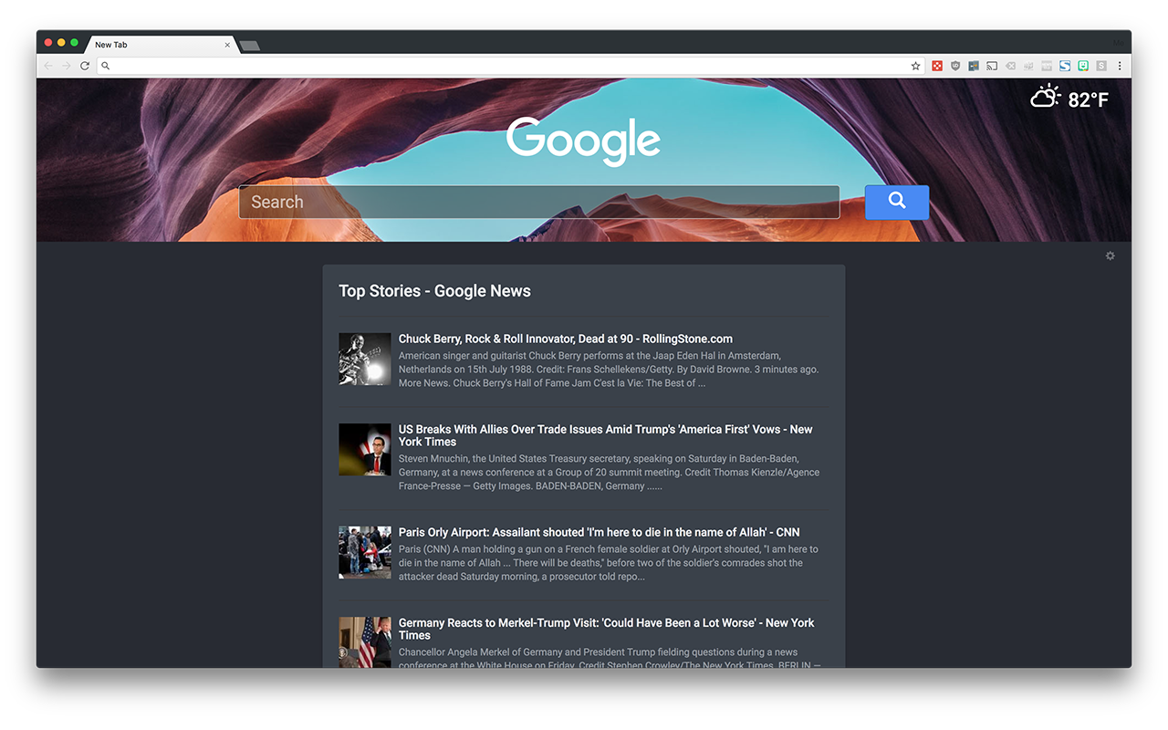 News Tab - New Tab Page Replacement Preview image 4