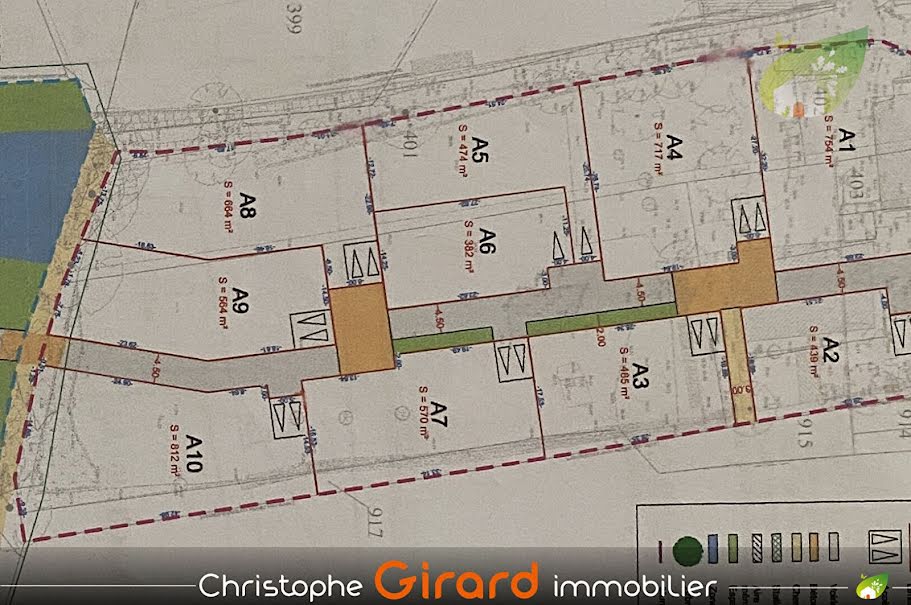 Vente terrain  577 m² à Québriac (35190), 115 630 €