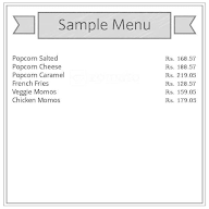 PVR Cafe menu 1