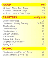 Mukhtar's Chinese & Kebab menu 2