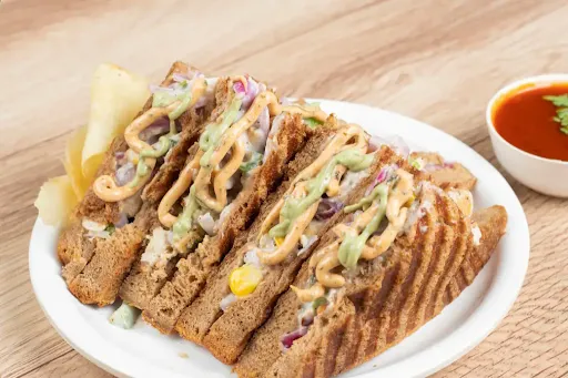 Chicken Tikka Grilled Sandwich