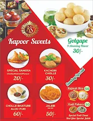 Kapoor Sweets menu 1