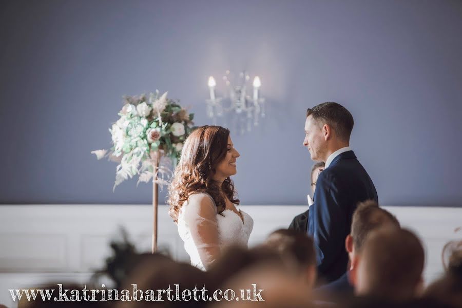 Wedding photographer Katrina Bartlett (katrinabartlett). Photo of 1 July 2019