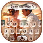 Cover Image of डाउनलोड Romantic Love Couple Photo Keyboard Theme 6.8.17.2018 APK