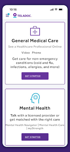 Screenshot Teladoc | Online Doctor Visits