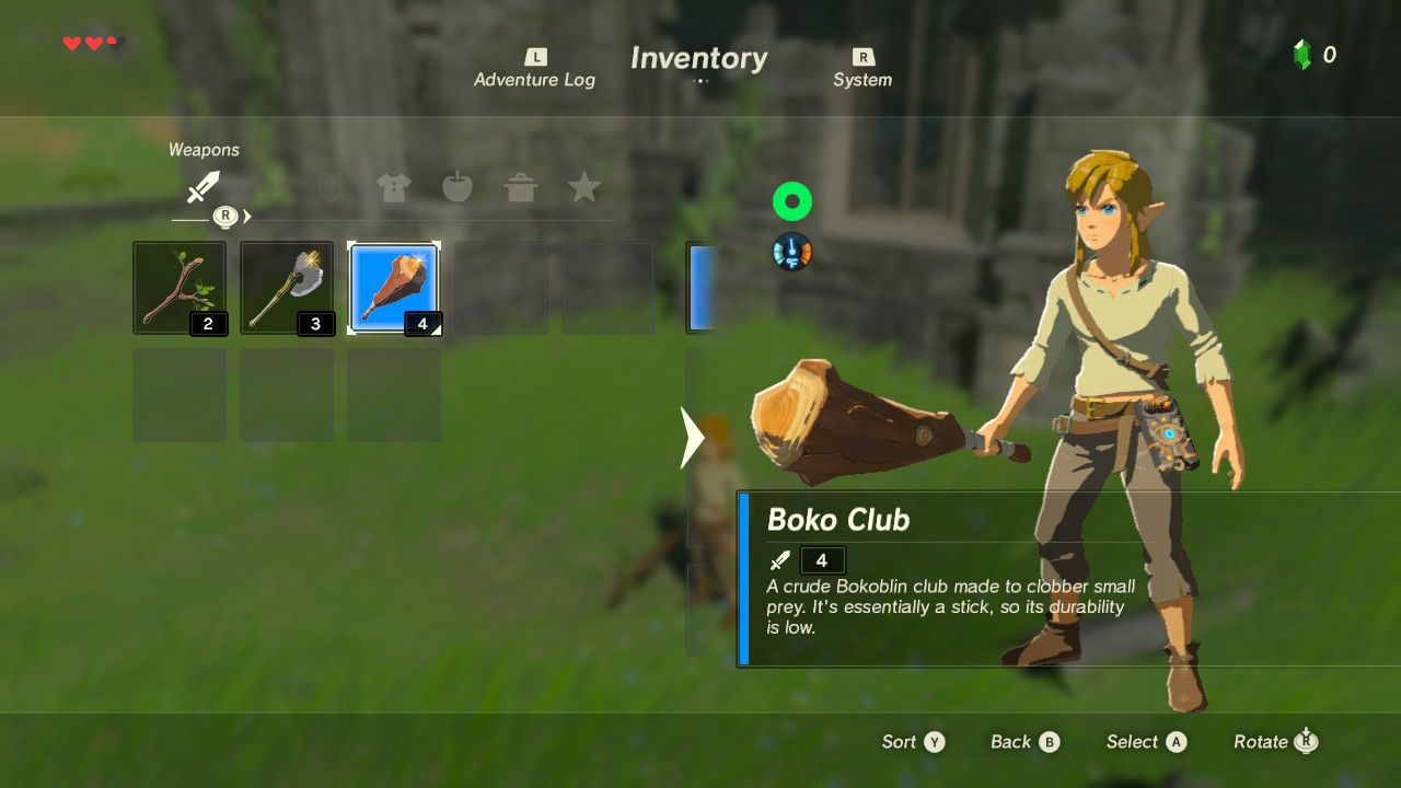 Weapons-In-Breath-Of-The-Wild