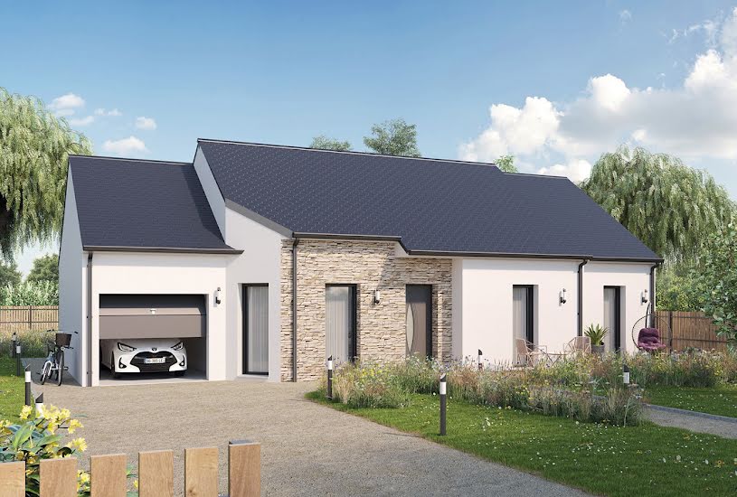  Vente Terrain + Maison - Terrain : 500m² - Maison : 88m² à Beaugency (45190) 