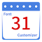 Item logo image for Google Calendar Font Customizer