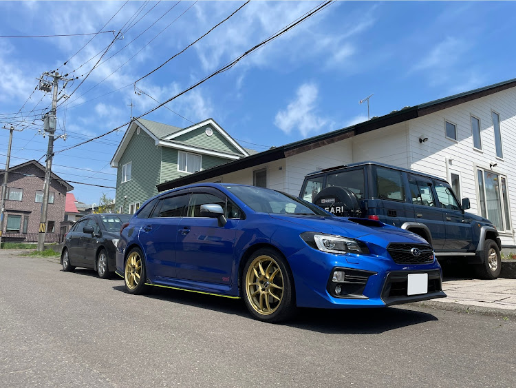 レヴォーグのVMレヴォーグ・VAフェイス・バンパー移植・WRブルーに関するカスタム事例の投稿画像1枚目