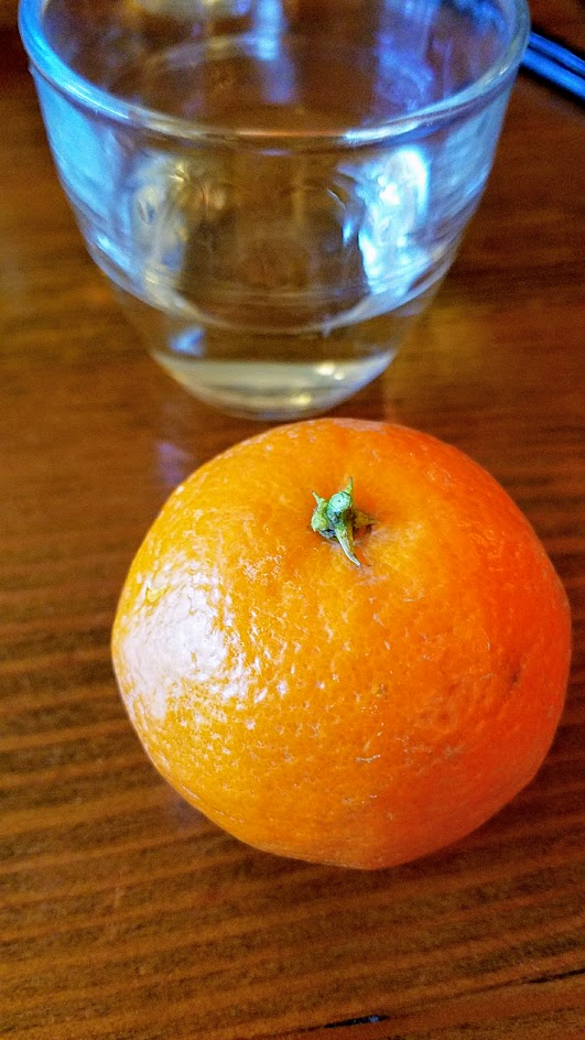 Ippai PDX Osechi Dinner with Jane Hashimawari, We ended on a typical Asian auspicious symbol for celebration and abundance:: an orange.