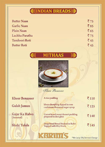 Rajasthan Marble Traders menu 