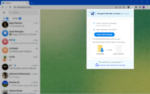 Telegram Member Scraper (by v-User)